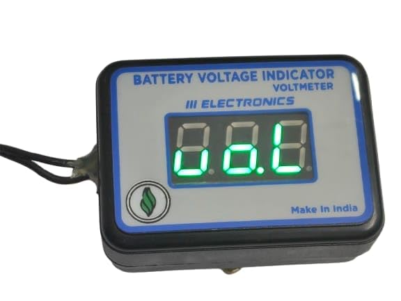 Battery voltage indicator digital voltmeter
