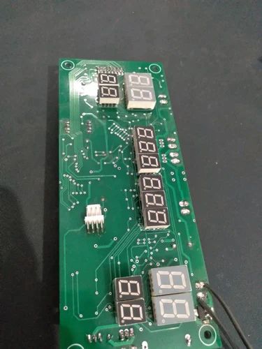Circuit board with 7-segment LED displays